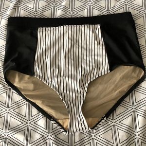 Cute high waist swim bottom....